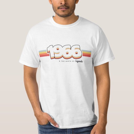 1966 De geboorte van legenden T-shirt (Voorkant)