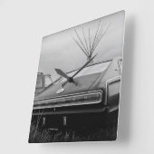 1966 Dodge-lader (B/W) Vierkante Klok (Hoek)