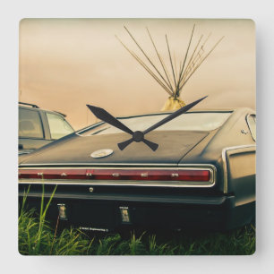 1966 Dodge-lader Vierkante Klok