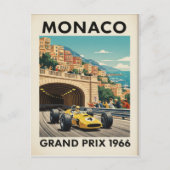 1966 Grand Prix van Monaco Oud Briefkaart (Voorkant)