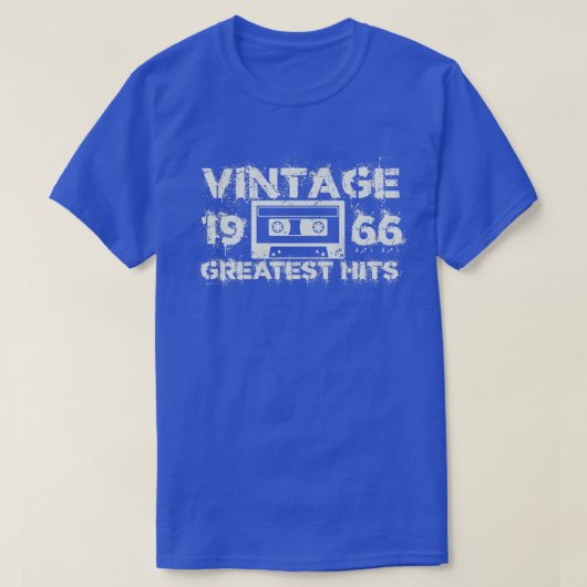 1966 Grootste Hits Wit T-shirt (Design voorkant)