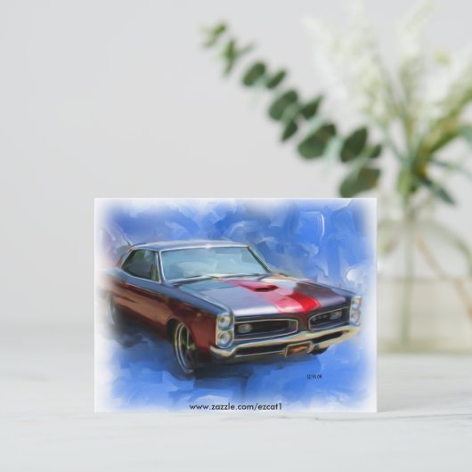 1966 GTO BRIEFKAART (Staand voorkant)