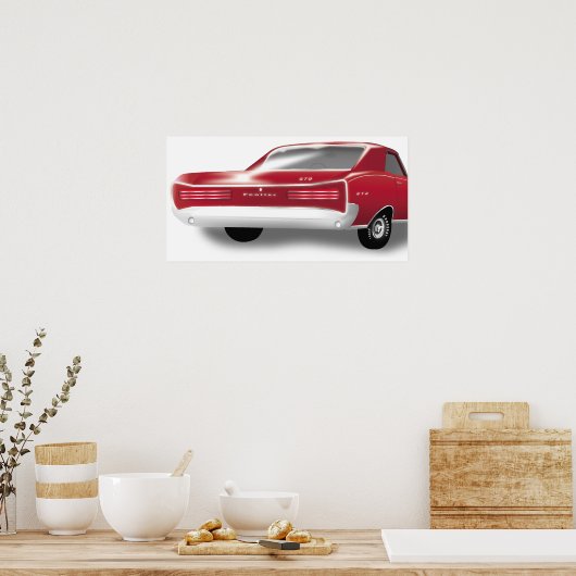 1966 GTO-Poster Poster (Keuken)