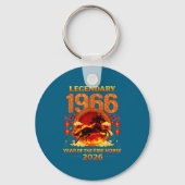 1966 Jaar Van Het Vuurpaard 60e Verjaardag Chinese Sleutelhanger (Voorkant)