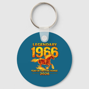 1966 Jaar Vuur Paard 60ste Sleutelhanger
