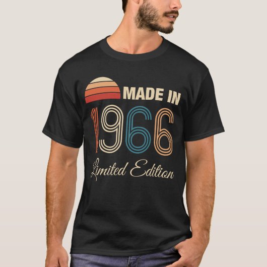 1966 Limited Edition 60e Verjaardag T-shirt (Voorkant)
