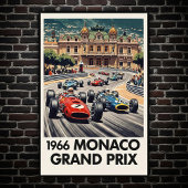 1966 Monaco Grand Prix  Wall Poster