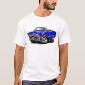1966 Olds Cutlass Blue Convertible T-shirt (Voorkant)