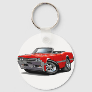 1966 Olds Cutlass Red Convertible Sleutelhanger