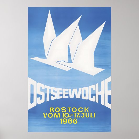 1966 Oost-Duits poster Baltische Zeewijk (Voorkant)