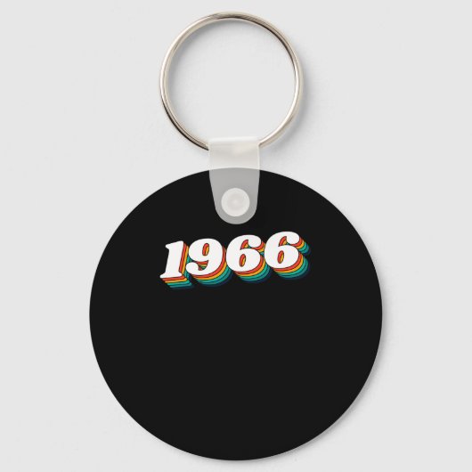 1966 Retro Label Sleutelhanger (Voorkant)