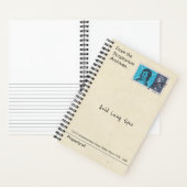 1966 Robert Burns Postzegel Antiek Literair Notitieboek (Binnen)