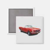 1966 Rode Converteerbare magneet (Voorkant / Achterkant)