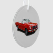 1966 Rood Converteerbare acrylversiering Ornament (voorkant)