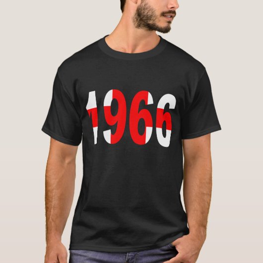 1966 - wereldbeker engeland t-shirt (Voorkant)