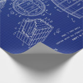 1966 Whiskey Container Art Cadeaupapier (Hoek)