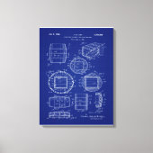 1966 Whiskey Container Art Canvas Afdruk (Voorkant)