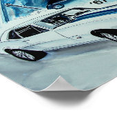 1967 1968 Chevy Camaro SS ART DESIGN by VinnyFish Poster (Hoek)