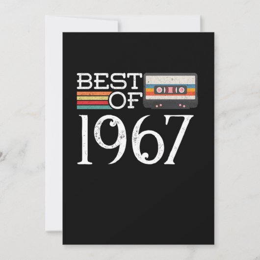 1967  53 e Birthday Jubileum Gift Kaart (Voorkant)