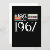 1967  53 e Birthday Jubileum Gift Kaart (Voorkant / Achterkant)