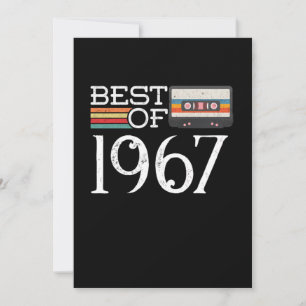 1967 53 e Birthday Jubileum Gift Kaart