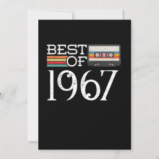 1967  53 e Birthday Jubileum Gift Kaart