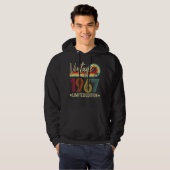 1967 55e verjaardag 55 jaar oude gag hoodie (Voorkant volledig)
