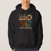 1967 55e verjaardag 55 jaar oude gag hoodie (Voorkant)