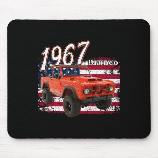 1967 67 Bronco Suv Auto Muismat (Voorkant)