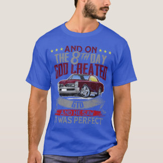 1967 67 GTO Klassieke Auto Old School Spierauto en T-shirt