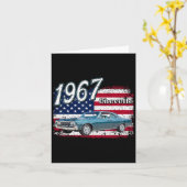 1967 67 GTX 4th of July Amerikaans Kaart (Gele Bloem)