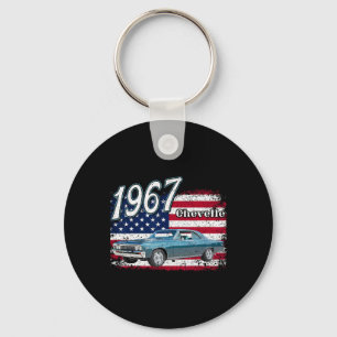 1967 67 GTX 4th of July Amerikaans Sleutelhanger