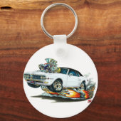 1967-68 Firebird White-Black Top Sleutelhanger (Voorkant)