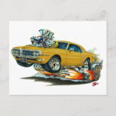 1967-68 Vuurvogel Gold-auto Briefkaart (Voorkant)