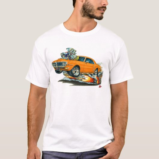 1967-68 Vuurvogel Oranje auto T-shirt (Voorkant)