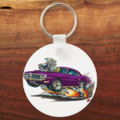 1967-68 Vuurvogel Paarse auto Sleutelhanger (Voorkant)