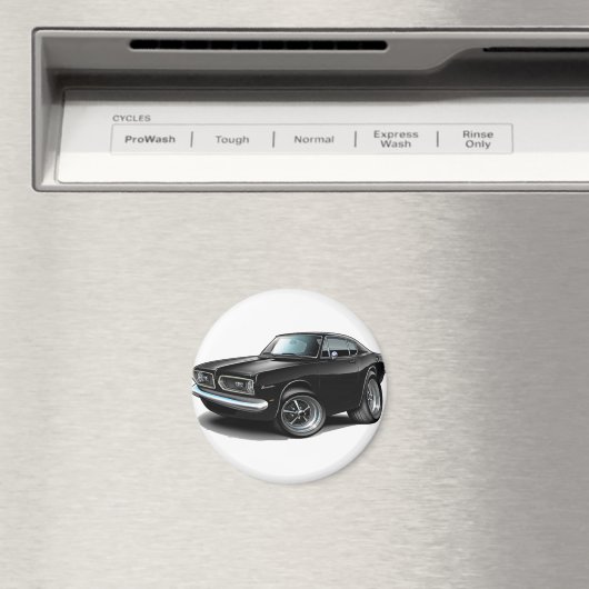 1967-69 Barracuda Black Car Magneet (Insitu (Vaatwasser))