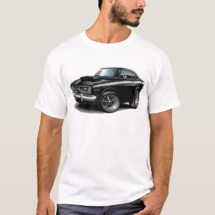 1967-69 Barracuda Black-White Car T-shirt
