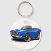 1967-69 Barracuda Blue Convertible Sleutelhanger (Voorkant)