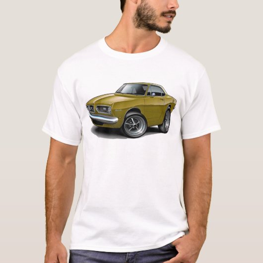 1967-69 Barracuda Gold Coupe T-shirt (Voorkant)