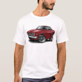 1967-69 Barracuda Maroon Coupe T-shirt (Voorkant)