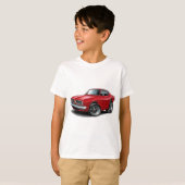 1967-69 Barracuda Red Car T-shirt (Voorkant volledig)
