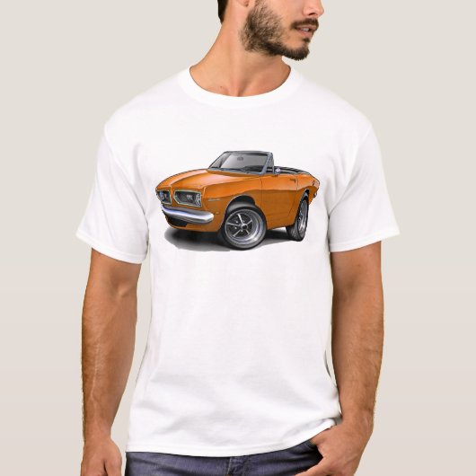 1967-69 Barracuda-Sinaasappel Converteerbaar T-shirt (Voorkant)
