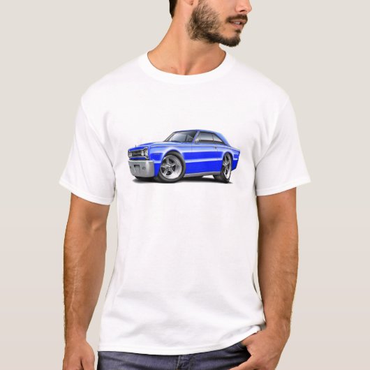 1967 Belvedere Blue Car T-shirt (Voorkant)