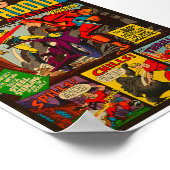 1967! BLACK HOOD COMIC BOOK HOESJE POSTER (Hoek)