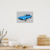 1967 Buick Riviera Musculair auto Poster (Keuken)