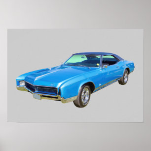 1967 Buick Riviera Musculair auto Poster