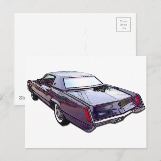 1967 Cadillac Eldorado Briefkaart (Voorkant / Achterkant)