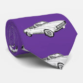 1967 Camaro muscle Car Illustration Stropdas (Opgerold)