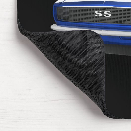 1967 Camaro SS: Blauwe afwerking: 3D-model: Muismat (Hoek)